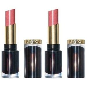 2X NEW Revlon Super Lustrous Glass Shine- 002 Beaming Strawberry NEW Set Gloss